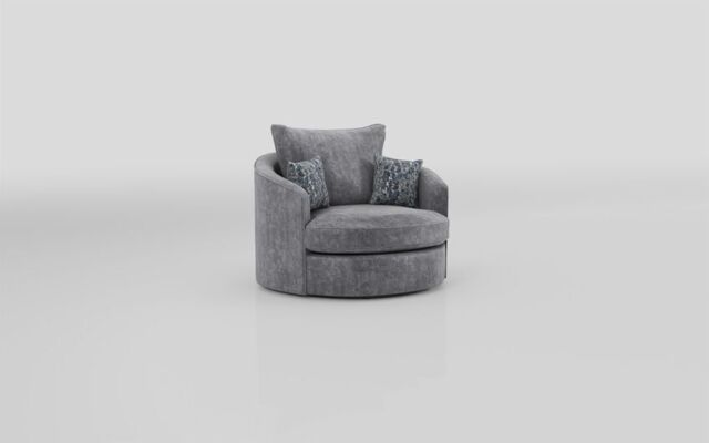 Living Esme Fabric Large Twister Chair - poltronesofà at ScS