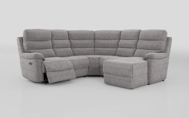 Ossett 2 Corner 2 Right Hand Facing Chaise Left Hand Facing Power Sofa with Head Tilt - poltronesofà at ScS