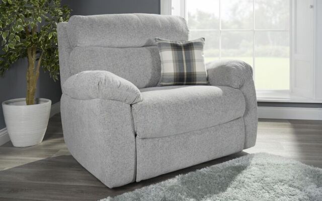 ScS Living Cloud Fabric Love Seat Static