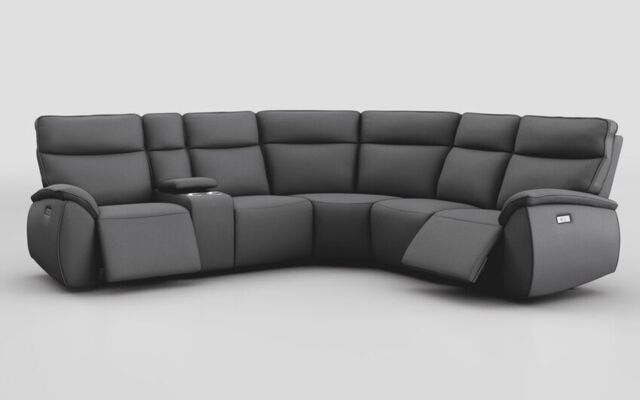 Solara 2 Corner 2 Power with Regular Storage Console - poltronesofà at ScS