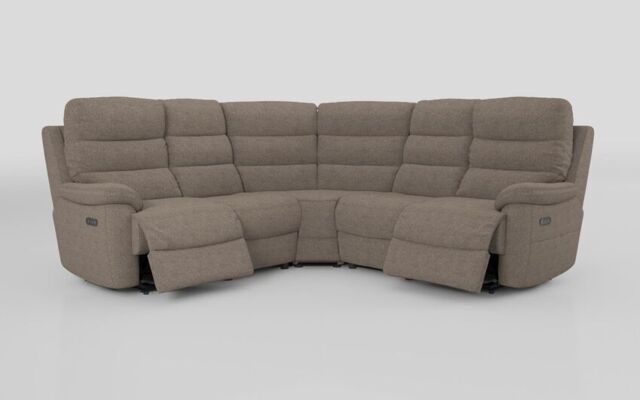 Ossett 2 Corner 2 Power Sofa with Head Tilt - poltronesofà at ScS