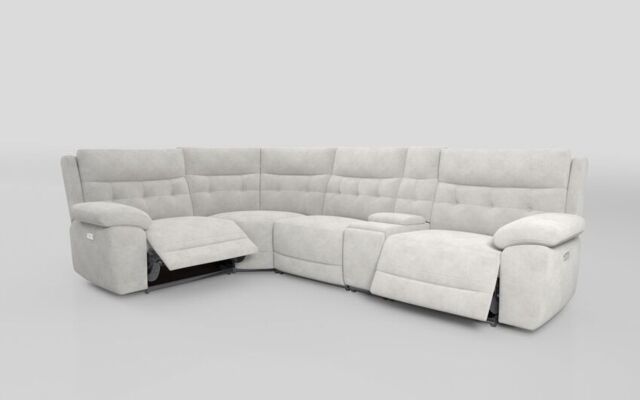 Belford 1 Corner 3 Power Recliner Sofa with Console and Power Head Tilt - poltronesofà at ScS