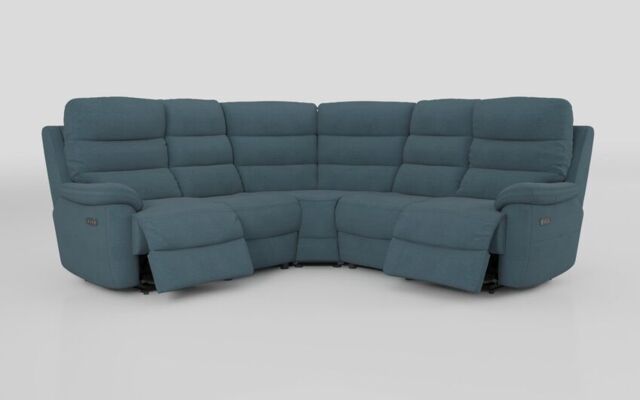 Ossett 2 Corner 2 Power Sofa with Head Tilt - poltronesofà at ScS