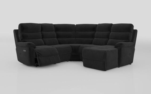 Ossett 2 Corner 2 Right Hand Facing Chaise Left Hand Facing Power Sofa with Head Tilt - poltronesofà at ScS