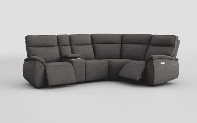 Solara 2 Corner 1 Power with Regular Storage Console - poltronesofà at ScS