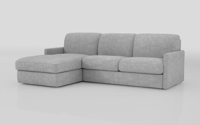 Barete Slim Arm 4 Seater Sofa Bed with Left Hand Facing Large Lounger  - poltronesofà at ScS