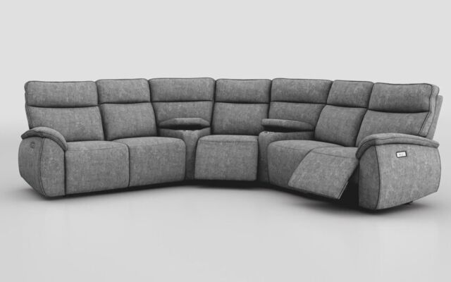 Solara 2 Corner 2 Power Recliner with Double Storage Consoles - poltronesofà at ScS