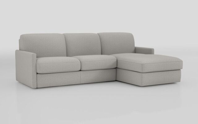 Barete Slim Arm 4 Seater Sofa Bed with Right Hand Facing Large Lounger  - poltronesofà at ScS