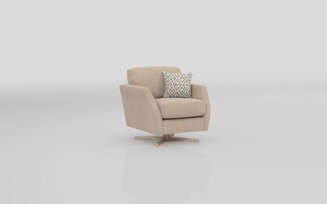 Aspen Fabric Swivel Chair  - poltronesofà at ScS