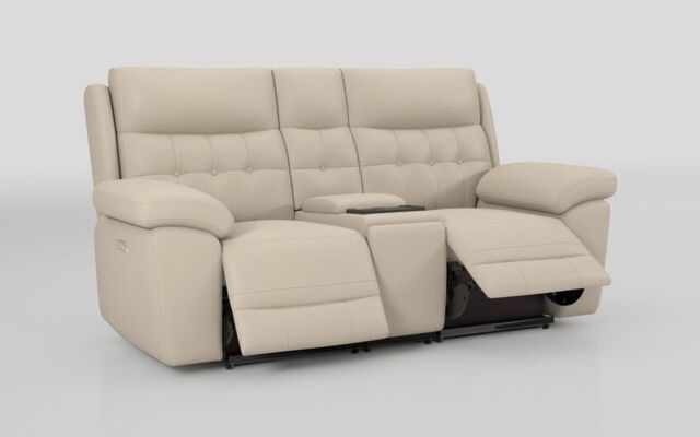 Belford 2 Seater Power Recliner Sofa with Media Console  - poltronesofà at ScS