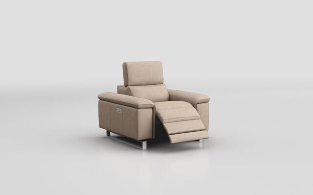 Viserba Power Recliner Chair with Power Head Tilt - poltronesofà at ScS