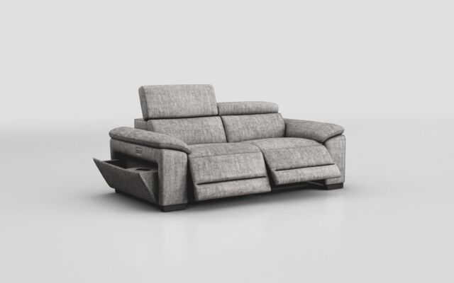 Mesola 3 Seater Power Recliner Sofa with Manual Head Tilt  - poltronesofà at ScS