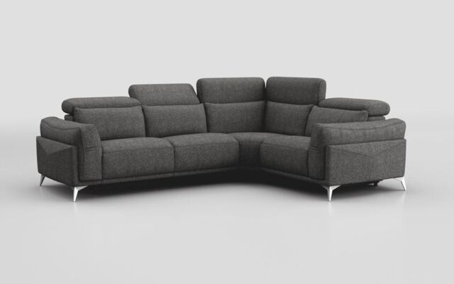 Gattolino 2 Corner 1 Static Sofa with Manual Head Tilt  - poltronesofà at ScS