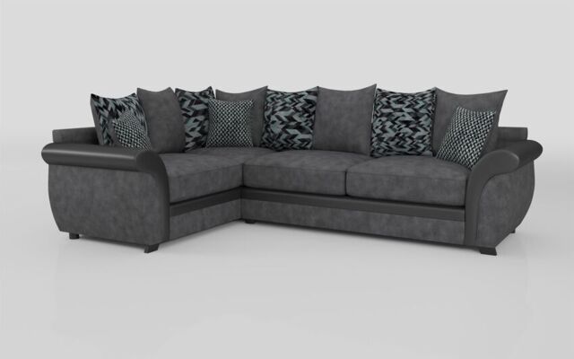 Kadie Fabric 1 Corner 2 Scatter Back Sofa  - poltronesofà at ScS
