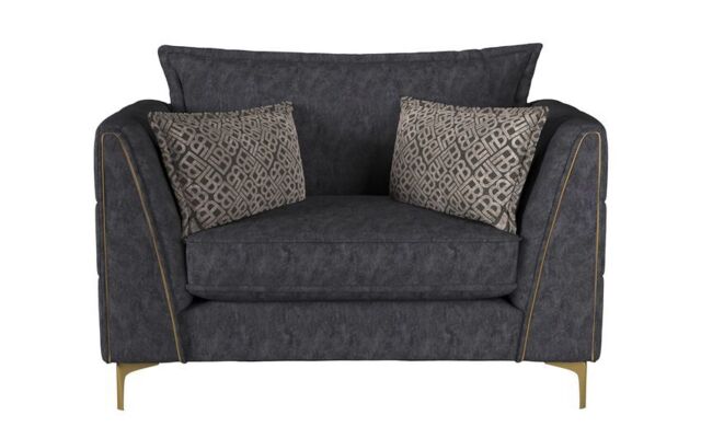 Brown LLB Ilustrious Fabric Snuggler Chair