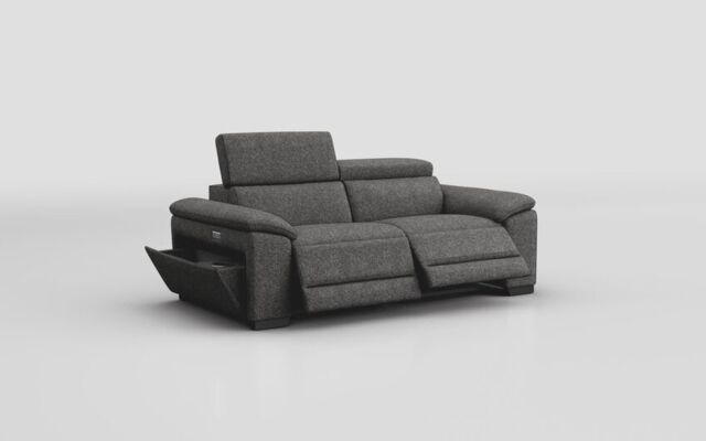Mesola 3 Seater Power Recliner Sofa with Manual Head Tilt - poltronesofà at ScS