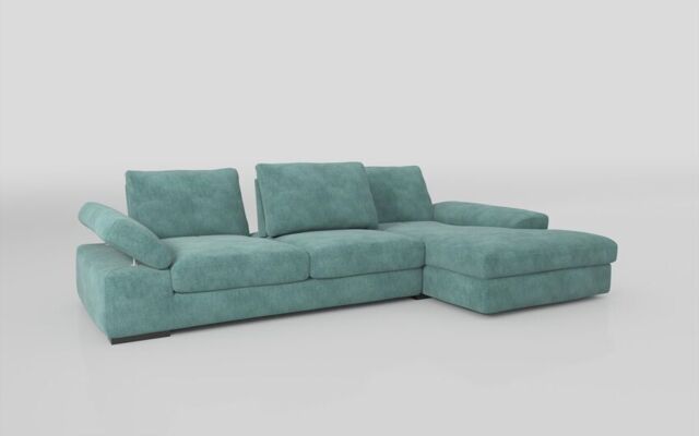 Savazza 4 Seater Sofa with Adjustable Back Rest Right Hand Facing Lounger - poltronesofà at ScS