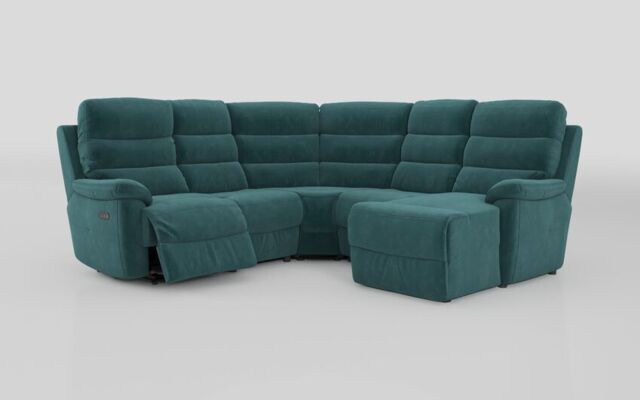 Ossett 2 Corner 2 Right Hand Facing Chaise Left Hand Facing Power Sofa with Head Tilt - poltronesofà at ScS