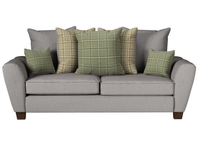 Theo Fabric 4 Seater Scatter Back Sofa  - poltronesofà at ScS