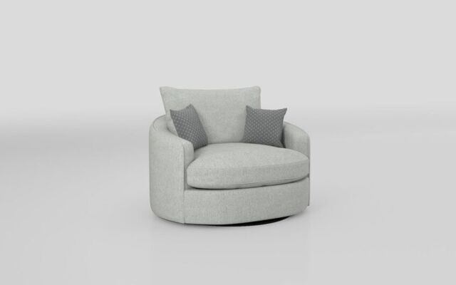 Aurora Fabric Large Twister Chair  - poltronesofà at ScS
