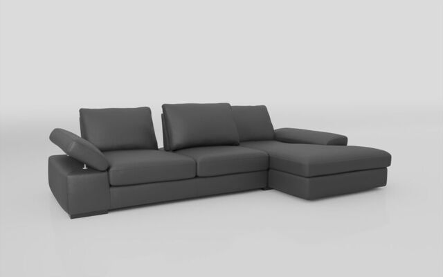 Savazza 4 Seater Sofa with Adjustable Back Rest Right Hand Facing Lounger - poltronesofà at ScS