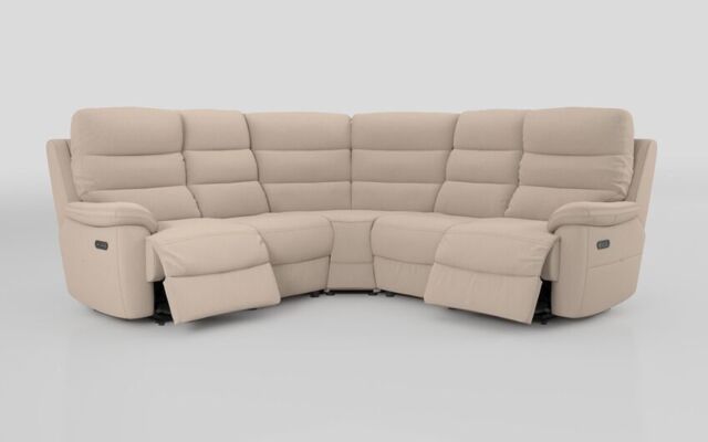Ossett 2 Corner 2 Power Sofa with Head Tilt - poltronesofà at ScS