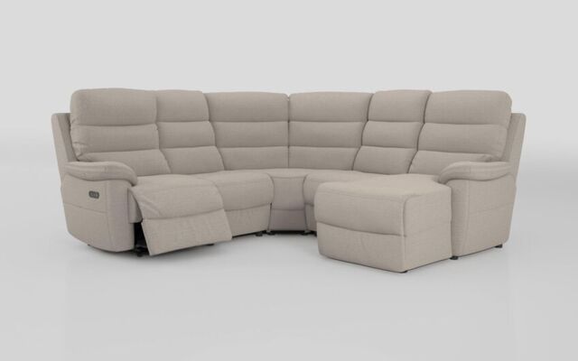 Ossett 2 Corner 2 Right Hand Facing Chaise Left Hand Facing Power Sofa with Head Tilt - poltronesofà at ScS