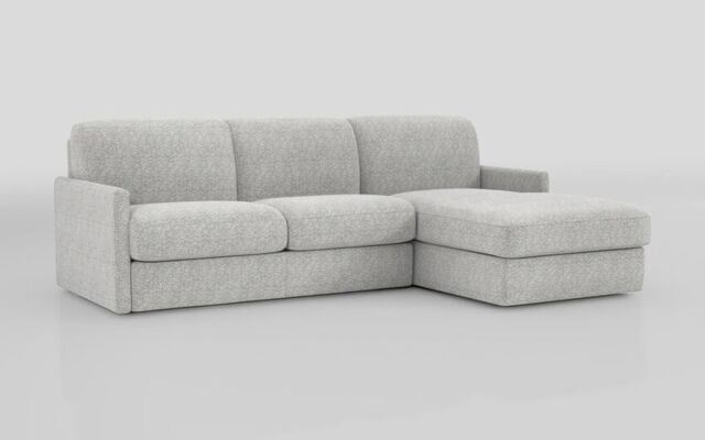 Barete Slim Arm 4 Seater Sofa Bed with Right Hand Facing Large Lounger - poltronesofà at ScS