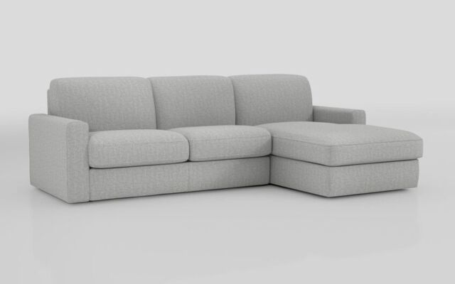 Barete Large Arm 4 Seater Sofa Bed with Right Hand Facing Large Lounger - poltronesofà at ScS