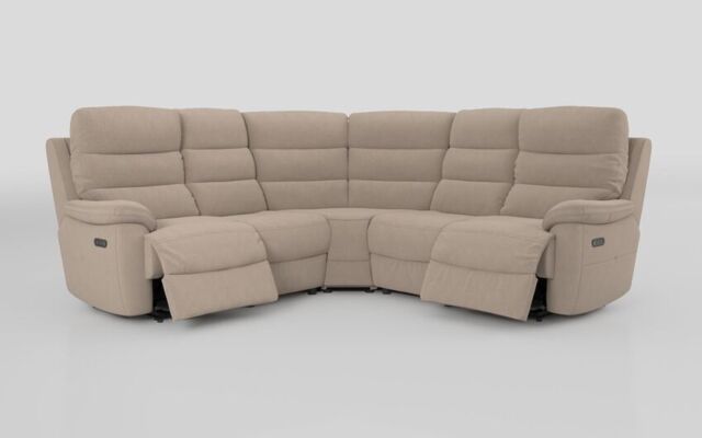 Ossett 2 Corner 2 Power Sofa with Head Tilt - poltronesofà at ScS
