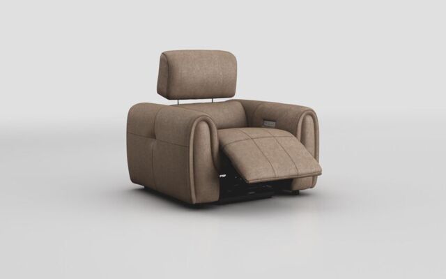 Serra Power Recliner Chair with Power Head Tilt  - poltronesofà at ScS