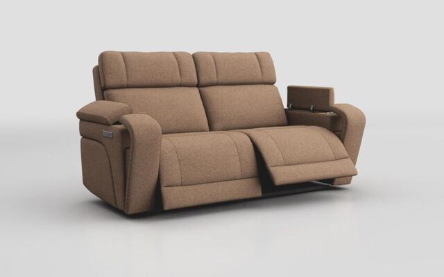 Adstock 3 Seater Power Recliner With Power Head Tilt - poltronesofà at ScS