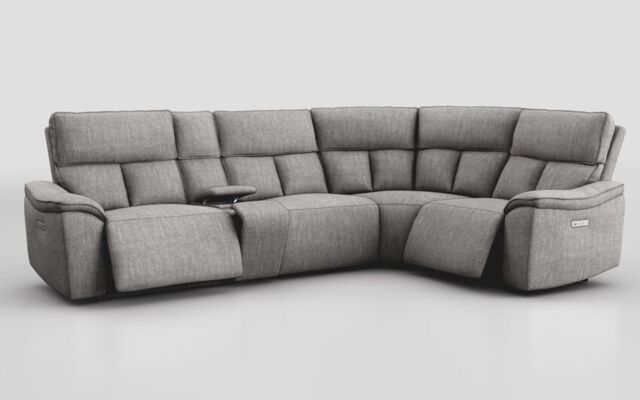 Pianello 3 Corner 1 Power Recliner Sofa with Console & Power Head Tilt  - poltronesofà at ScS