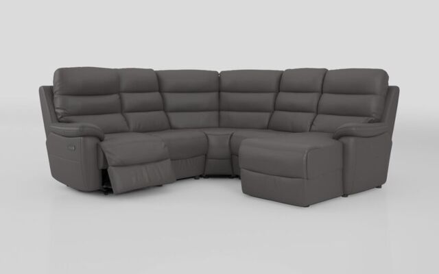 Ossett 2 Corner 2 Right Hand Facing Chaise Left Hand Facing Power Sofa with Head Tilt - poltronesofà at ScS