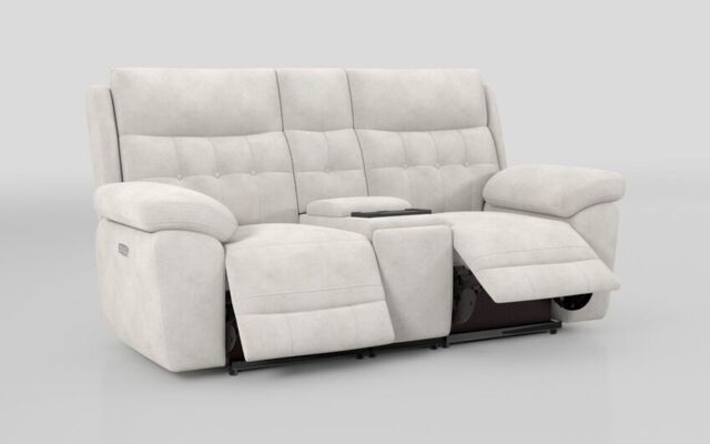 Belford 2 Seater Power Recliner Sofa with Media Console  - poltronesofà at ScS