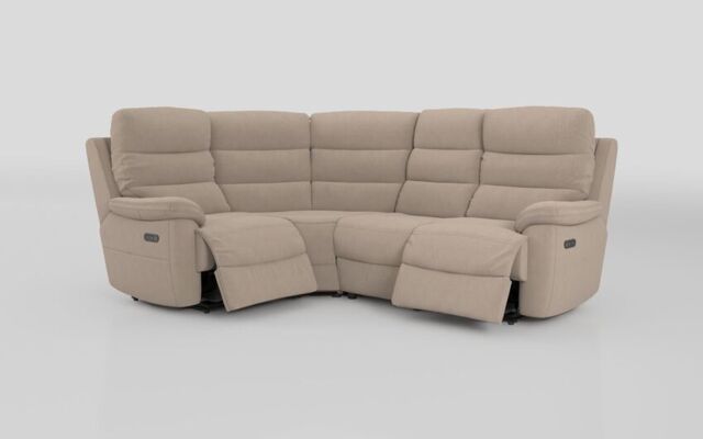 Ossett 1 Corner 2 Power Sofa with Head Tilt - poltronesofà at ScS