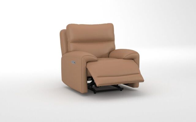 Caldbeck Power Recliner Chair with Power Head Tilt, Lumbar & Heat  - poltronesofà at ScS