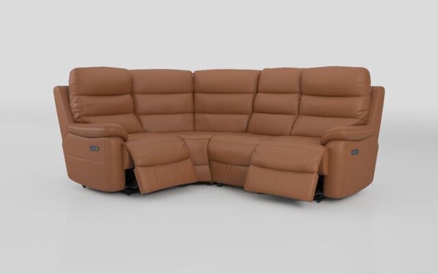 Ossett 1 Corner 2 Power Sofa with Head Tilt - poltronesofà at ScS