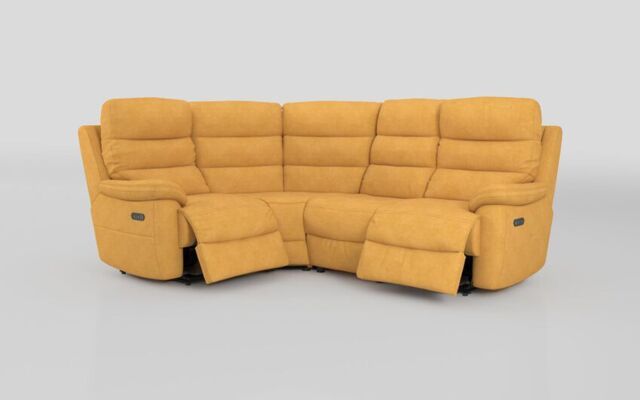 Ossett 1 Corner 2 Power Sofa with Head Tilt  - poltronesofà at ScS