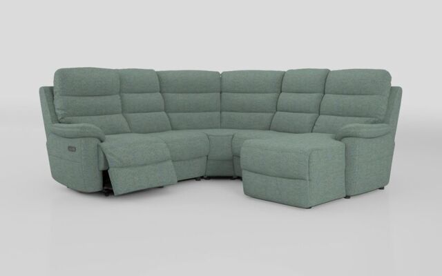 Ossett 2 Corner 2 Right Hand Facing Chaise Left Hand Facing Power Sofa with Head Tilt - poltronesofà at ScS