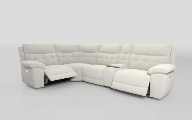 Belford 1 Corner 3 Power Recliner Sofa with Media Console - poltronesofà at ScS