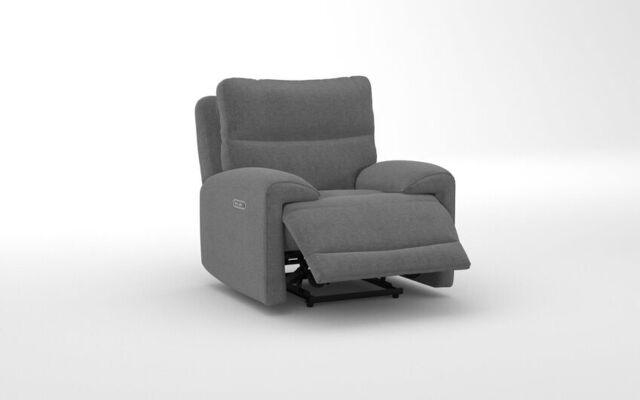 Caldbeck Power Recliner Chair with Power Head Tilt, Lumbar & Heat - poltronesofà at ScS