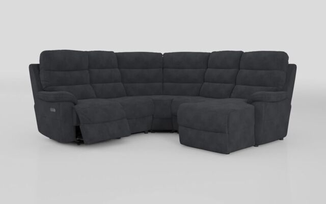 Ossett 2 Corner 2 Right Hand Facing Chaise Left Hand Facing Power Sofa with Head Tilt - poltronesofà at ScS