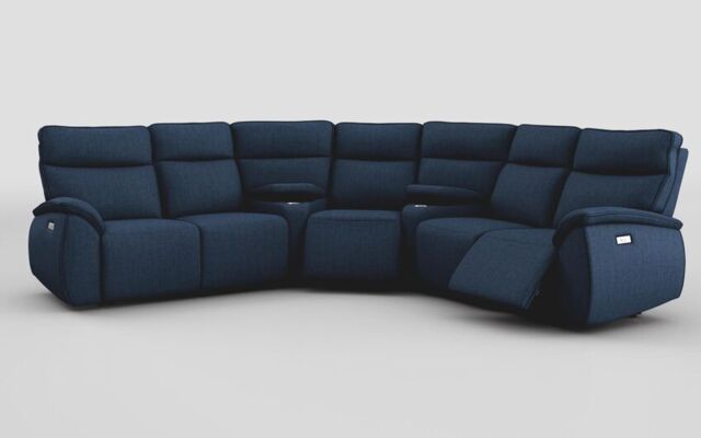 Solara 2 Corner 2 Power Recliner with Double Storage Consoles  - poltronesofà at ScS