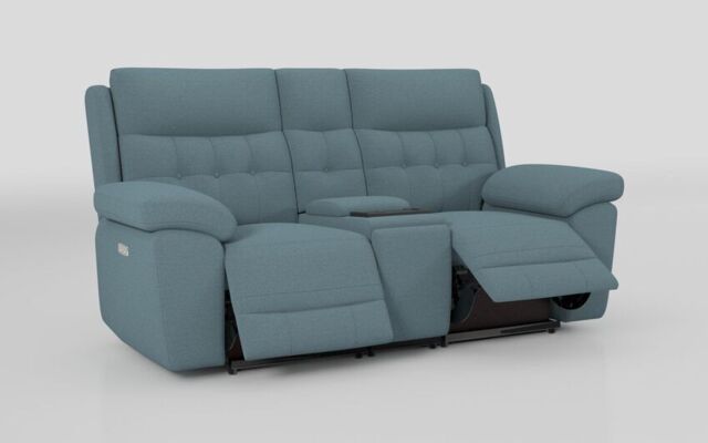 Belford 2 Seater Power Recliner Sofa with Media Console  - poltronesofà at ScS