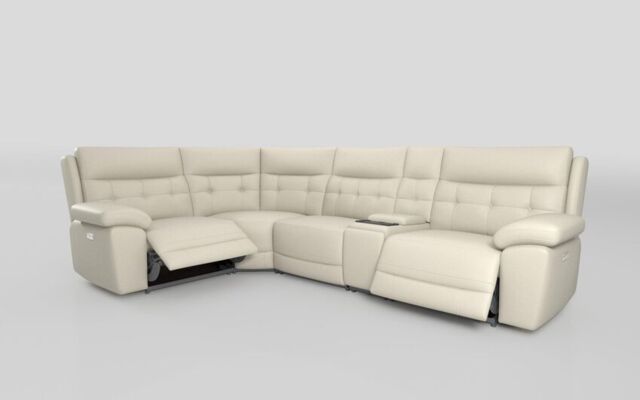 Belford 1 Corner 3 Power Recliner Sofa with Media Console - poltronesofà at ScS