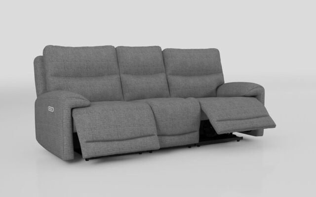 Caldbeck 3 Seater Power Recliner Sofa with Power Head Tilt - poltronesofà at ScS