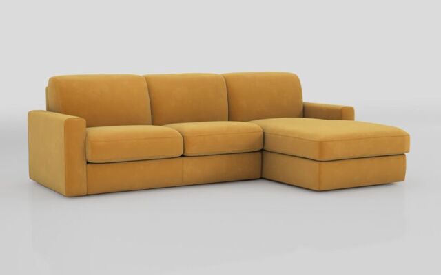 Barete Large Arm 4 Seater Sofa Bed with Right Hand Facing Large Lounger  - poltronesofà at ScS