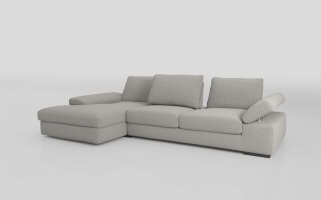 Savazza 4 Seater Sofa with Adjustable Back Rest Left Hand Facing Lounger  - poltronesofà at ScS