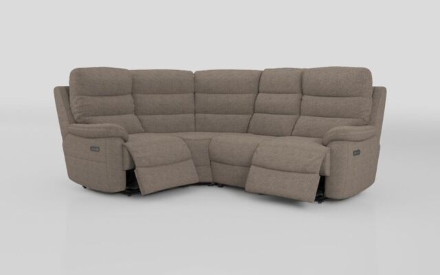 Ossett 1 Corner 2 Power Sofa with Head Tilt - poltronesofà at ScS